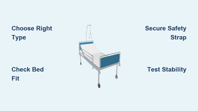 How to Install Bed Rails for Elderly Safety