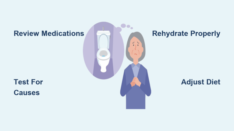 How to Stop Chronic Diarrhea in Elderly: Quick Steps