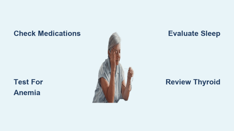 Why Elderly People Feel So Tired: Causes & Tips
