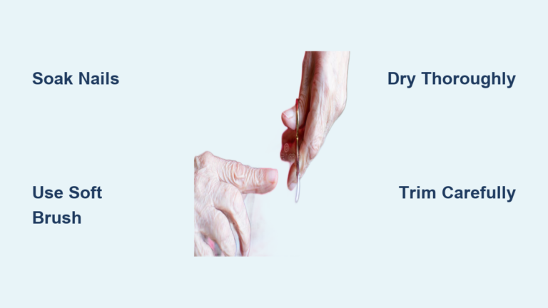 How to Clean Elderly Fingernails Safely