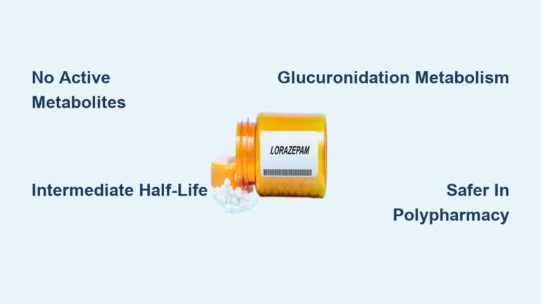 Why Lorazepam Is Preferred in Elderly Patients