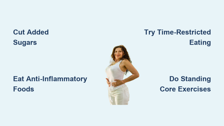 How to Get a Flat Stomach After 60: Simple Tips for Seniors