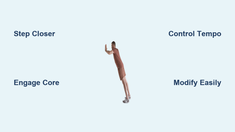 Wall Push-Ups for Seniors: Easy Guide